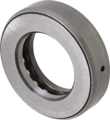 INA Bearing - 1-7/16" Inside x 2-15/32" Outside Diam, 5/8" Thick, Steel Ball Thrust Bearing - 16,600 Lbs. Static Capacity, 7,300 Max Pressure x Velocity - Industrial Tool & Supply