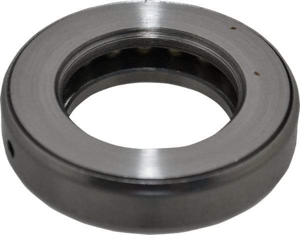 INA Bearing - 1-1/2" Inside x 2-19/32" Outside Diam, 5/8" Thick, Steel Ball Thrust Bearing - 18,300 Lbs. Static Capacity, 7,700 Max Pressure x Velocity - Industrial Tool & Supply