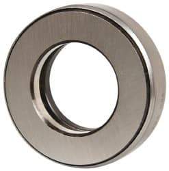 INA Bearing - 1-5/8" Inside x 2.969" Outside Diam, 13/16" Thick, Steel Ball Thrust Bearing - 25,000 Lbs. Static Capacity, 10,300 Max Pressure x Velocity - Industrial Tool & Supply