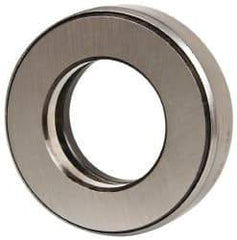 INA Bearing - 1-5/8" Inside x 2.969" Outside Diam, 13/16" Thick, Steel Ball Thrust Bearing - 25,000 Lbs. Static Capacity, 10,300 Max Pressure x Velocity - Industrial Tool & Supply