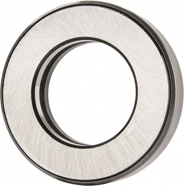 INA Bearing - 1-3/4" Inside x 3-3/32" Outside Diam, 13/16" Thick, Steel Ball Thrust Bearing - 26,500 Lbs. Static Capacity, 10,600 Max Pressure x Velocity - Industrial Tool & Supply