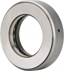 INA Bearing - 1-7/8" Inside x 3-7/32" Outside Diam, 13/16" Thick, Steel Ball Thrust Bearing - 27,500 Lbs. Static Capacity, 10,800 Max Pressure x Velocity - Industrial Tool & Supply