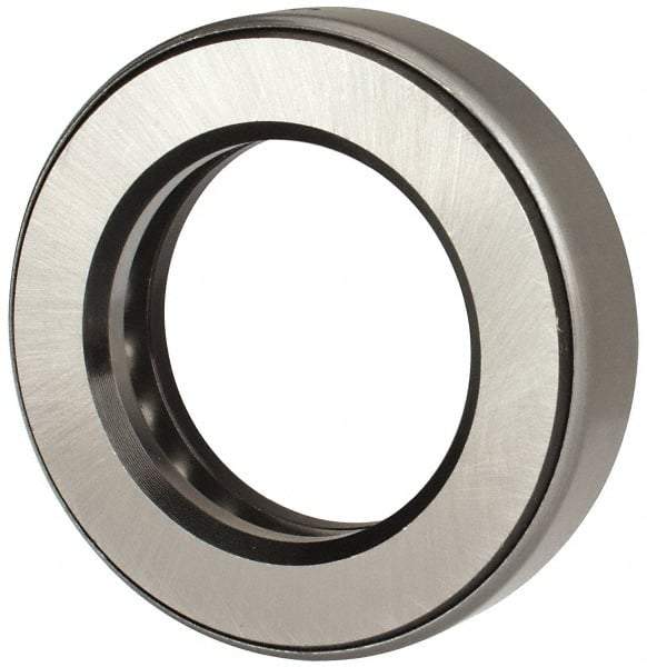 INA Bearing - 2-1/16" Inside x 3-11/32" Outside Diam, 13/16" Thick, Steel Ball Thrust Bearing - 29,000 Lbs. Static Capacity, 10,800 Max Pressure x Velocity - Industrial Tool & Supply