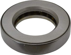 INA Bearing - 2-1/8" Inside x 3-19/32" Outside Diam, 13/16" Thick, Steel Ball Thrust Bearing - 30,000 Lbs. Static Capacity, 11,100 Max Pressure x Velocity - Industrial Tool & Supply