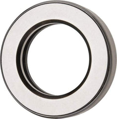 INA Bearing - 2-3/16" Inside x 3-19/32" Outside Diam, 13/16" Thick, Steel Ball Thrust Bearing - 30,000 Lbs. Static Capacity, 11,100 Max Pressure x Velocity - Industrial Tool & Supply