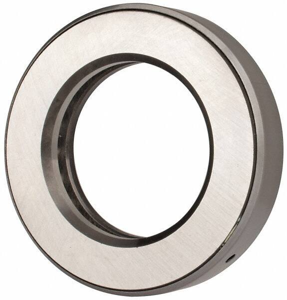 INA Bearing - 2-1/4" Inside x 3-23/32" Outside Diam, 13/16" Thick, Steel Ball Thrust Bearing - 31,500 Lbs. Static Capacity, 11,200 Max Pressure x Velocity - Industrial Tool & Supply