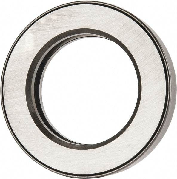 INA Bearing - 2-3/8" Inside x 3-27/32" Outside Diam, 13/16" Thick, Steel Ball Thrust Bearing - 32,500 Lbs. Static Capacity, 11,500 Max Pressure x Velocity - Industrial Tool & Supply