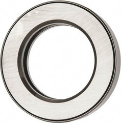 INA Bearing - 2-3/8" Inside x 3-27/32" Outside Diam, 13/16" Thick, Steel Ball Thrust Bearing - 32,500 Lbs. Static Capacity, 11,500 Max Pressure x Velocity - Industrial Tool & Supply