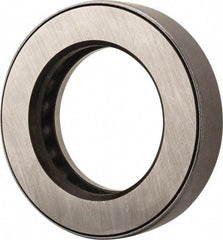 INA Bearing - 2-3/4" Inside x 4-15/32" Outside Diam, 1" Thick, Steel Ball Thrust Bearing - 51,000 Lbs. Static Capacity, 18,200 Max Pressure x Velocity - Industrial Tool & Supply