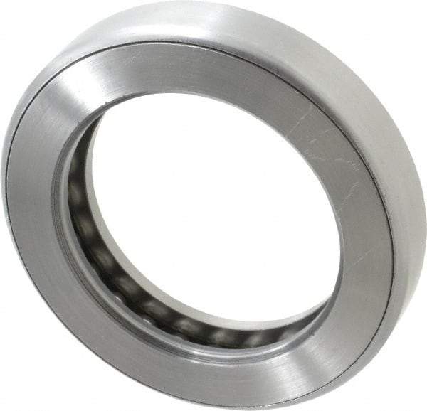 INA Bearing - 3-1/2" Inside x 5-7/32" Outside Diam, 1" Thick, Steel Ball Thrust Bearing - 60,000 Lbs. Static Capacity, 19,200 Max Pressure x Velocity - Industrial Tool & Supply