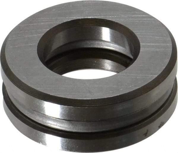 INA Bearing - 3/4" Inside x 1-15/32" Outside Diam, 9/16" Thick, Steel Ball Thrust Bearing - 4,400 Lbs. Static Capacity, 2,380 Max Pressure x Velocity - Industrial Tool & Supply