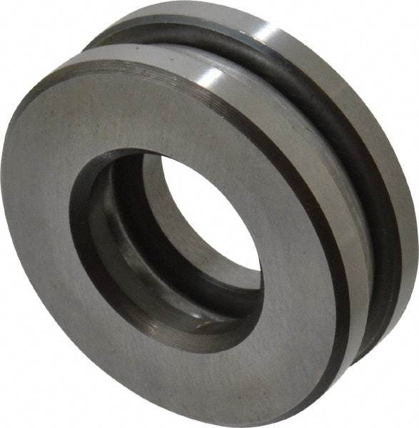 INA Bearing - 7/8" Inside x 1-27/32" Outside Diam, 5/8" Thick, Steel Ball Thrust Bearing - 6,700 Lbs. Static Capacity, 3,750 Max Pressure x Velocity - Industrial Tool & Supply