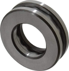 INA Bearing - 1-1/16" Inside x 1.969" Outside Diam, 5/8" Thick, Steel Ball Thrust Bearing - 6,700 Lbs. Static Capacity, 3,650 Max Pressure x Velocity - Industrial Tool & Supply