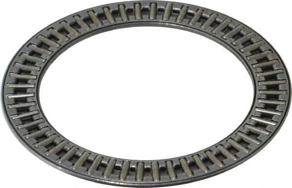 INA Bearing - 2" Inside x 2-3/4" Outside Diam, 0.078" Thick, Steel Needle Cage Thrust Bearing - Industrial Tool & Supply