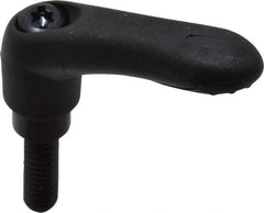 Gibraltar - 1/4-20, 0.39" Hub Diam, Thermoplastic Elastomer Adjustable Clamping Handle - 0.78" Stud Length - Industrial Tool & Supply