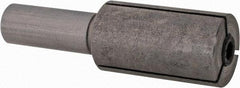 Dunham - 5/16 to 5/8" Grip, 5/8" Face Diam, 1" Body Length, Ledloy, Expanding Lathe Mandrel - Straight Shank, 3/8" Shank Diam - Industrial Tool & Supply