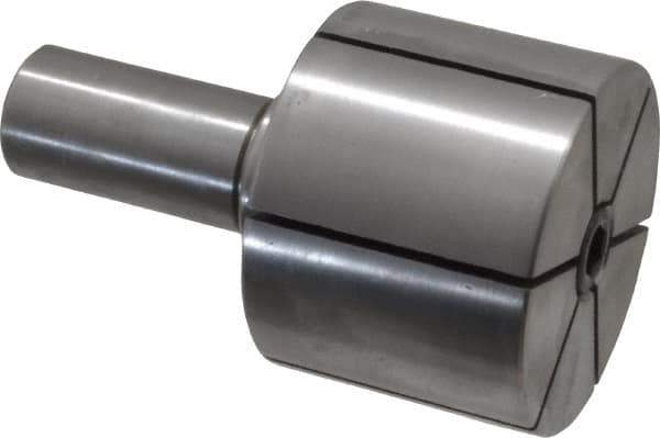 Dunham - 3/4 to 2" Grip, 2" Face Diam, 1-1/2" Body Length, Ledloy, Expanding Lathe Mandrel - Straight Shank, 3/4" Shank Diam - Industrial Tool & Supply