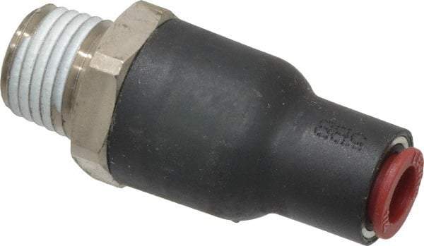 Legris - 1/4" Nylon Check Valve - Inline, Tube OD x Male NPT - Industrial Tool & Supply