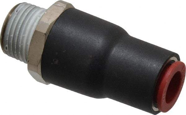 Legris - 3/8" Nylon Check Valve - Inline, Tube OD x Male NPT - Industrial Tool & Supply