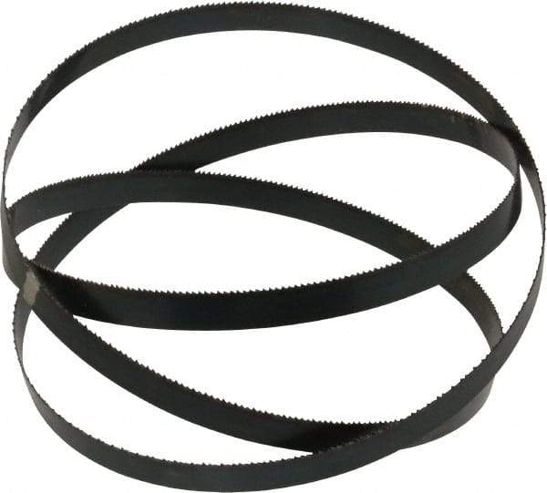 Starrett - 14 TPI, 5' Long x 1/2" Wide x 0.025" Thick, Welded Band Saw Blade - Carbon Steel, Toothed Edge, Raker Tooth Set, Flexible Back, Contour Cutting - Industrial Tool & Supply