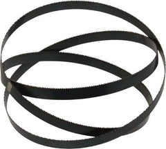 Starrett - 14 TPI, 5' Long x 1/2" Wide x 0.025" Thick, Welded Band Saw Blade - Carbon Steel, Toothed Edge, Raker Tooth Set, Flexible Back, Contour Cutting - Industrial Tool & Supply