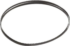 Starrett - 6 TPI, 6' 8" Long x 1/4" Wide x 0.025" Thick, Welded Band Saw Blade - Carbon Steel, Toothed Edge, Raker Tooth Set, Flexible Back, Contour Cutting - Industrial Tool & Supply