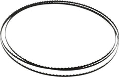 Starrett - 4 TPI, 7' 9-1/2" Long x 1/4" Wide x 0.025" Thick, Welded Band Saw Blade - Carbon Steel, Toothed Edge, Raker Tooth Set, Flexible Back, Contour Cutting - Industrial Tool & Supply