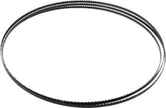 Starrett - 6 TPI, 7' 9-1/2" Long x 1/4" Wide x 0.025" Thick, Welded Band Saw Blade - Carbon Steel, Toothed Edge, Raker Tooth Set, Flexible Back, Contour Cutting - Industrial Tool & Supply