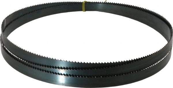 Starrett - 6 TPI, 9' Long x 3/4" Wide x 0.032" Thick, Welded Band Saw Blade - Carbon Steel, Toothed Edge, Raker Tooth Set, Flexible Back, Contour Cutting - Industrial Tool & Supply