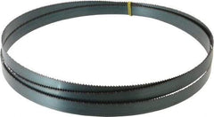 Starrett - 8 TPI, 9' Long x 3/4" Wide x 0.032" Thick, Welded Band Saw Blade - Carbon Steel, Toothed Edge, Raker Tooth Set, Flexible Back, Contour Cutting - Industrial Tool & Supply