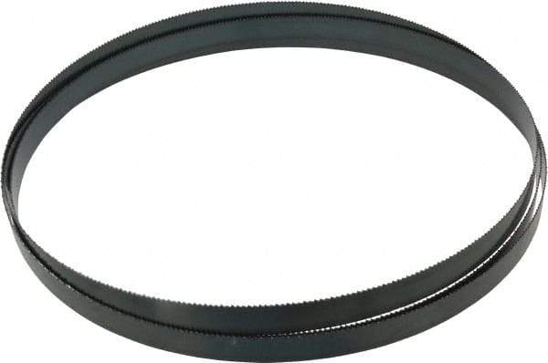 Starrett - 10 TPI, 9' 6" Long x 3/4" Wide x 0.032" Thick, Welded Band Saw Blade - Carbon Steel, Toothed Edge, Raker Tooth Set, Flexible Back, Contour Cutting - Industrial Tool & Supply