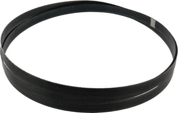 Starrett - 14 TPI, 9' 7-1/2" Long x 3/4" Wide x 0.032" Thick, Welded Band Saw Blade - Carbon Steel, Toothed Edge, Raker Tooth Set, Flexible Back, Contour Cutting - Industrial Tool & Supply