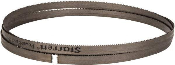 Starrett - 10 TPI, 7' 5" Long x 1/2" Wide x 0.035" Thick, Welded Band Saw Blade - Bi-Metal, Toothed Edge, Raker Tooth Set, Contour Cutting - Industrial Tool & Supply