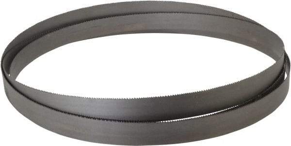 Starrett - 10 to 14 TPI, 10' 10-1/2" Long x 1" Wide x 0.035" Thick, Welded Band Saw Blade - Bi-Metal, Toothed Edge, Raker Tooth Set, Contour Cutting - Industrial Tool & Supply
