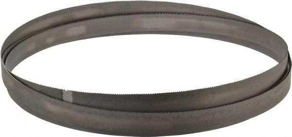 Starrett - 10 to 14 TPI, 11' 6" Long x 1" Wide x 0.035" Thick, Welded Band Saw Blade - Bi-Metal, Toothed Edge, Raker Tooth Set, Contour Cutting - Industrial Tool & Supply