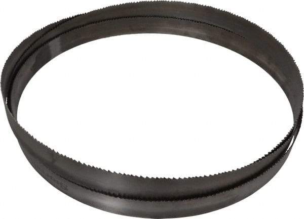 Starrett - 5 to 8 TPI, 12' Long x 1-1/4" Wide x 0.042" Thick, Welded Band Saw Blade - Bi-Metal, Toothed Edge, Raker Tooth Set, Contour Cutting - Industrial Tool & Supply