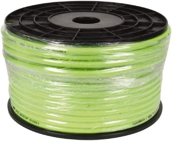 Legacy - 1/4" ID x 0.46" OD 250' Long Multipurpose Air Hose - 300 Working psi, 140°, Green - Industrial Tool & Supply