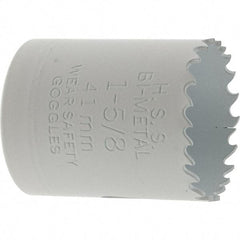 Value Collection - 1-5/8" Diam, 1-1/2" Cutting Depth, Hole Saw - Bi-Metal Saw, Toothed Edge - Industrial Tool & Supply