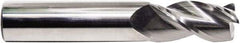 M.A. Ford - 1/2", 3 Flute, Solid Carbide, 0.011" Corner Radius End Mill - 3" OAL, 1" LOC - Industrial Tool & Supply