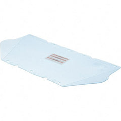 MSA - Face Shield Windows & Screens - 8X.04X17" CLR V-GARD POLYCARB VISOR - Industrial Tool & Supply
