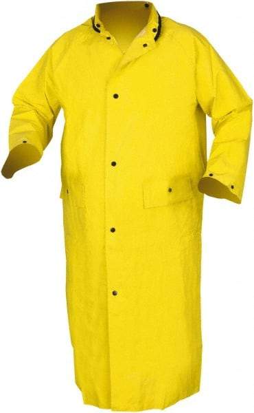MCR Safety - Snap Closure, Rain & Chemical Wear - No Pockets - Industrial Tool & Supply