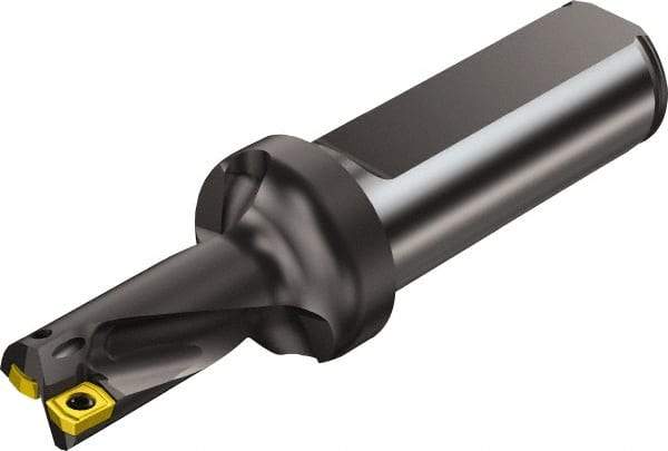Sandvik Coromant - 2.0146" Max Drill Depth, 2xD, 23.7998mm Diam, Indexable Insert Drill - 2 Inserts, 1" Shank Diam, Straight Shank - Industrial Tool & Supply