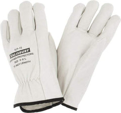 Salisbury by Honeywell - Class 0, Size L (8), 10" Long, Cowhide Leather Protector - Tan - Industrial Tool & Supply