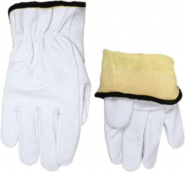 MCR Safety - Leather Work Gloves - Industrial Tool & Supply