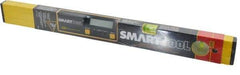 Smart Tool - 24" Long 2 Vial Box Beam Level - Aluminum, Silver, 1 Level & 1 Plumb Vials - Industrial Tool & Supply