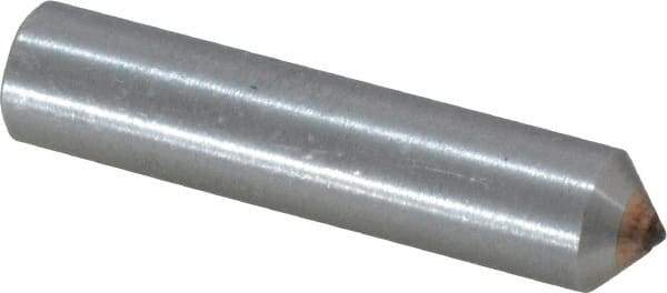 Made in USA - 1/5 Carat Single Point Diamond Dresser - 2" Long x 7/16" Shank Diam - Industrial Tool & Supply