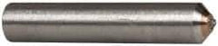 Made in USA - 1/3 Carat Single Point Diamond Dresser - 2" Long x 3/8" Shank Diam - Industrial Tool & Supply