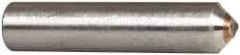 Made in USA - 1/3 Carat Single Point Diamond Dresser - 2" Long x 7/16" Shank Diam - Industrial Tool & Supply