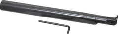 Seco - A..-CGHR, Right Hand, 0.216" Max Depth of Cut, Indexable Grooving Tool Holder - LC..1303.. Insert Compatibility, 8" OAL, Through Coolant - Industrial Tool & Supply