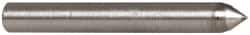 Made in USA - 1" Long x 1/8" Shank Diam Single Point Diamond Dresser - 75° Included Angle - Industrial Tool & Supply